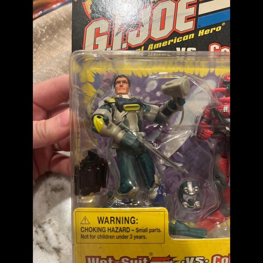G.I. Joe A Real‎ American Hero Wet Suit Vs Cobra Moray Dual Action Figure NEW - Picture 2 of 8